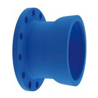 Front view of pipe fitting